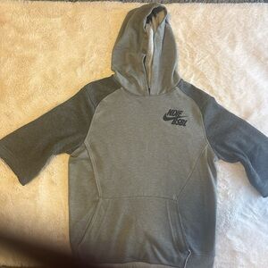 Nike Kids Two-Tone Gray Hoodie